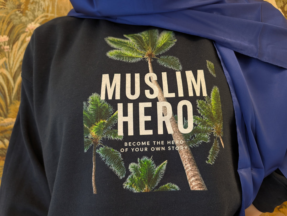 The Arabian Palm Navy Crewneck